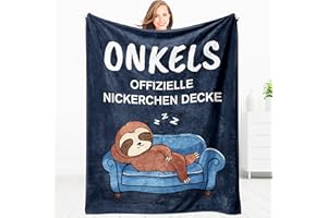 ‎GIFTASY Giftasy Onkel Geschenk - Kuscheldecke, Bester Onkel Geschenke, Geburtstag Vatertag Vatertagsgeschenk Geburtstagsgeschenk