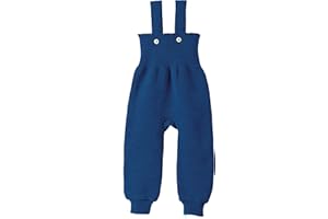Disana 100% Merino Wool Knitted Baby Overall Trousers Pants Warm Braces overpants