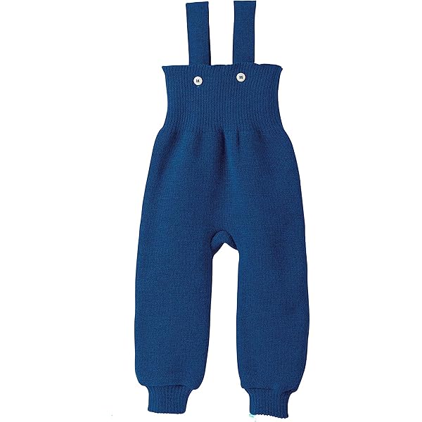 Disana Gebreide TUINBROEK Pasgeborenen & Peuters – 100% Bio-Merino – ademend, warm Unisex Mt. 50 – 104 - duurzaam & fair – met hoge band - Made in Germany, cassis, 86-92