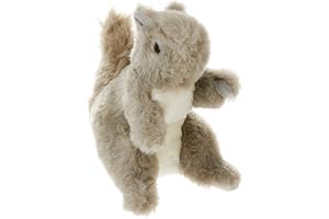 Gor Pets Soft Dog Toy Plush Wild Squirrel, Grey