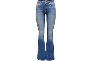 ONLY Female Flared fit Jeans ONLBLUSH Mittlere Taille Flared Jeans