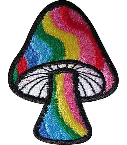 Peace Sign toppa da cucire su abiti Flower hippie simbolo distintivo ricamato