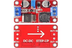 AYMBH XL6019 DC-DC Buck Boost Converter Module 5V 6V 12V 24V to 5-40V 5A Adjustable Voltage Regulator | High Efficiency Step-Up Power Supply Module | Compact Design & Overload Protection