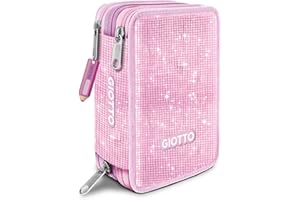 GIOTTO ASTUCCIO 3ZIP SUPER CRYSTAL ROSA