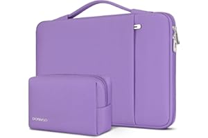 DOMISO Funda para Portatil Ordenador 16 Pulgadas,Protección Funda Bolsa para 16 Pulgadas Lenovo,HP,DELL,ASUS Chromebook,Impermeable Laptop PC Case Sleeve,con Paquete de Accesorios,Morado