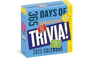WORKMAN CALENDARS 365 Days of Amazing Trivia Page-A-Day® Calendar 2025: The World's Bestselling Trivia Calendar