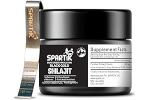 IZKAN Pure Himalayan Shilajit Resin- 600mg 100% Natural Shilajit with 85+ Trace Minerals & Fulvic Acid for Energy, Strength & Immunity, 30 Grams (1)