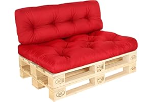 ‎PILLOWS24 Pillows24 Palettenkissen 2-teiliges Set Palettenauflage Polster für Europaletten Hochwertige Palettenpolster Palettensofa Indoor & Outdoor Erhältlich Made in EU
