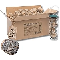 Palline Di Grasso Per Uccelli Selvatici - Confezione Da 35 Pezzi Per Tutta La Stagione - Foto 8