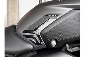 ‎LABELBIKE labelbike - 2 3D Harz Aufkleber Dekorationen und Seitenschutz für Motorradtanks kompatibel mit Yamaha MT-07 2018-2020