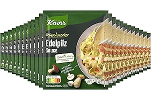 ‎KNORR Knorr Feinschmecker Edelpilz Sauce leckere braune Sauce ohne geschmacksverstärkende Zusatzstoffe 23x 250 ml