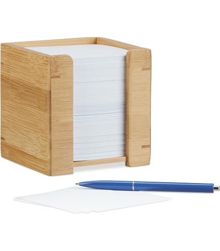 Rankomu Bambus-Stiftehalter Schreibtisch Organizer Holz - Stiftebox  natrlich, umweltfreundlich, langlebig fr Bro, Schule & Zuhause  (8x8x10cm) : Amazon.de: Baumarkt