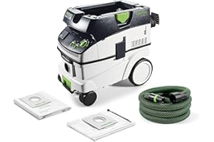 Festool Absaugmobil CTL 26 E AC CLEANTEC (mit High Performance Hauptfilter, SELFCLEAN Filtersack, Entsorgungssack, Saugschlauch)