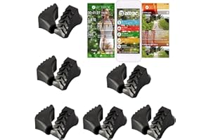 ‎ATTRAC ATTRAC Nordic Walking Pads Set I Gummipuffer für alle gängigen Wanderstöcke Walkingstöcke Trekkingstöcke Modelle I Walkingstöckepuffer für Asphalt und Stein (Gelände)