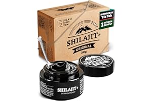 5 ELEMENTUM Shilajit Premium Original Himalaya 25 g – 82% con aroma a arándanos y miel