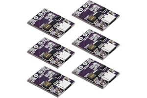 VAILEAL 6 Stück QC/PD/AFC Netzteil-Trigger-Modul: Schnellladeauslöser, USB-C, 5 V, 9 V, 12 V, 15 V, 20 V, DC Spoof Scam Fast Charge Trigger Polling Detector USB-PD Notebook Netzteil Wechselboard Modul