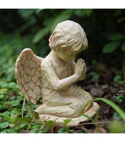 Engelsstatue „Lesendes Buch“ – Harz-Figur 10,2 Cm, Für Innen & Außen, Dekoration & Geschenk