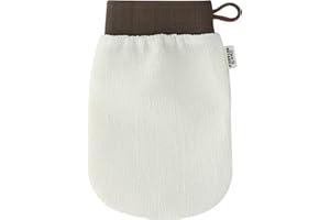 OMNIA BOTANICA - Gant de hammam kessa - Gommage du corps - Exfolie en profondeur la peau - Gant de bain - Spa - Exfoliation intermédiaire