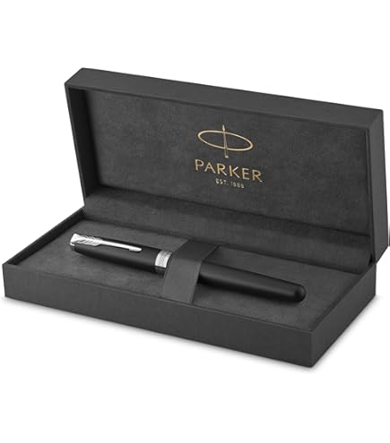 Parker Urban met balpen en vulpen zwart/goud (blauwe inkt