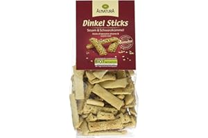 Alnatura Demeter Dinkelsticks Sesam & Schwarzkümmel, 150 g