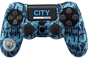 QUBICK PlayStation 4 - Controller Skin Manchester City [Importación Italiana]