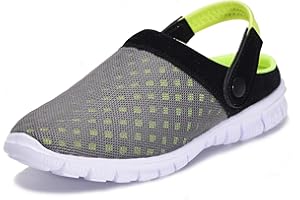 GAATPOT Unisex's Clogs Summer Slippers Slip On Garden Shoes Lightweight Mules,UK3-12