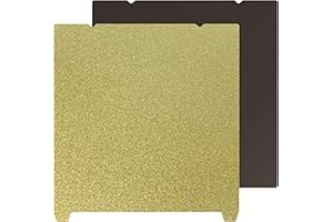 TIOPY K1 Max Plancha de impresión PEI estructurada de doble cara 310x315mm, plancha PEI flexible para impresora 3D, plancha de construcción magnética con lecho adhesivo para K1 max