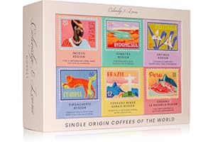 Coleridge & Lorne Single Origin Coffee gift set - 6 ground coffees from around the world