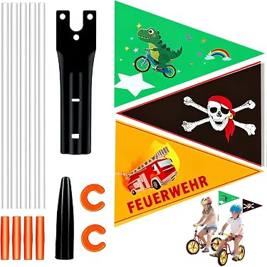 Fahrrad-Streamer Lenkerquasten – 22 Cm Lange Quasten, Helllila, Aus Polyester, Für Fahrräder, Dreiräder, Roller & E-Bikes