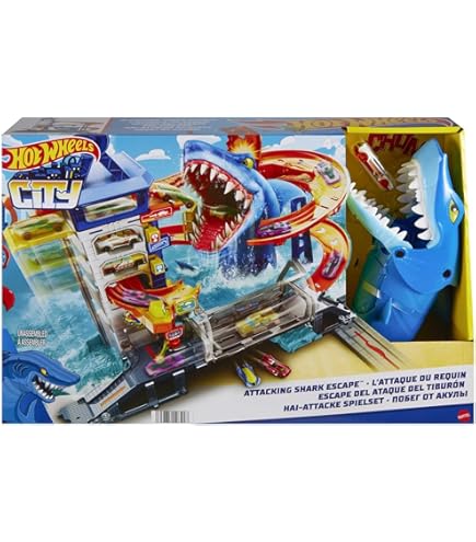 Hot Wheels City De Gasolinera Con Serpiente (Coche Incluido