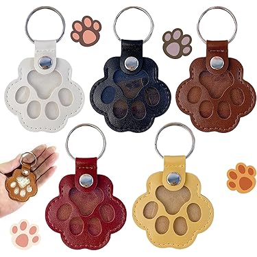 Personalisierbarer Haustier Andenken Schlüsselanhänger - Fell Aufbewahrung