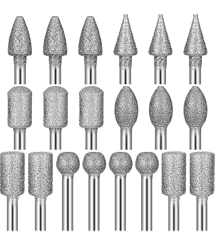 8-Piece Carbide Burr Set – 1/4" Shank, Double Cut Tungsten Carbide Rotary Bits For Die Grinder – Metal & Wood Carving, Engraving, Polishing, Grinding