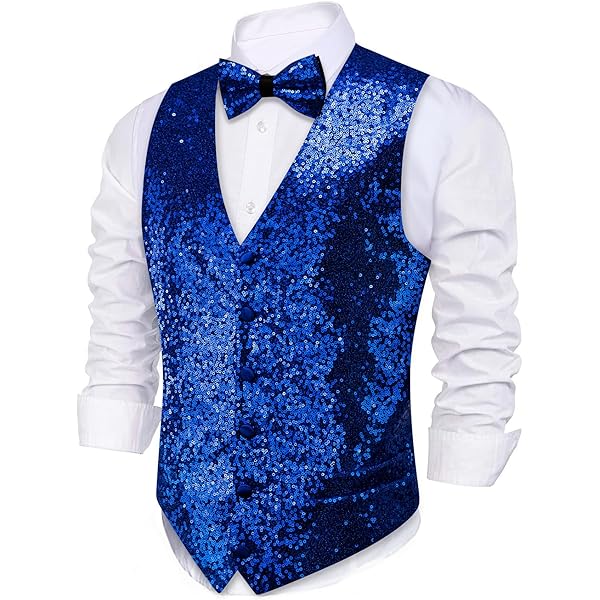 Er no Scervino Kort vest met pailletten en geribbelde boorden