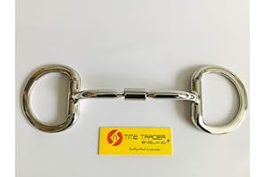 ON TIME TRADER ENGLAND Western Eggbutt Snaffle with Copper Inserts Horse bit (5.75")