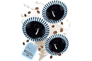 3 x Piebert Quirl 39179 do spieniacza do mleka indukcyjnego, kompatybilny z Clatronic MS3326 MS3511 Springlane Mia Arendo 722302704 Jura 70920 Rommelsbacher MS650 Bomann MS361 MS376 Profi Cook PC-MS