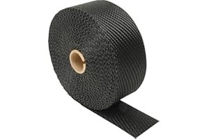 Design ENGINEERING 010003 scarico Wrap, 5,1 cm x 50 ', titanio nero, 1 pezzi