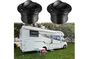 BEAUTYBIGBANG 2PCS 75mm Lüfterheizung Luftauslass Universelle Klimaanlage Auslassluftkühler Drehbare Entlüftung Für Auto Bus Wohnmobil Wohnwagen