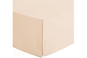 GAMUSI Housse de canapé 80 x 190 / 200 cm Housse sommier lit 80 cm - Couleur écru