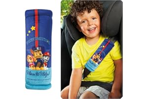 ‎PAW PATROL HiTS4KiDS – Gurtpolster Auto für Kinder – Schulterpolster passend für Sicherheitsgurt & Rucksack – Gurtschutz für mehr Komfort auf der Reise – Gurtschoner für Jungen (Paw Patrol)