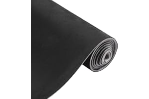 Partuto 150G Headliner Fabric for Car Truck RV SUV Boat Automotive Interior Trim DIY Roof Repair Replacement Suede Fabric Black 45" L x 57" W