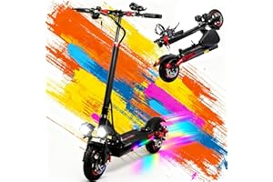 PLAYBIK Patinete Eléctrico Adultos, Batería 48V 18Ah, Autonomía 50-55 km,Scooter eléctrico Plegable con un Potente Motor de 800w, Llantas de Off - Road de 10", Frenado Dual, IP54,Regalo de Cumpleaños