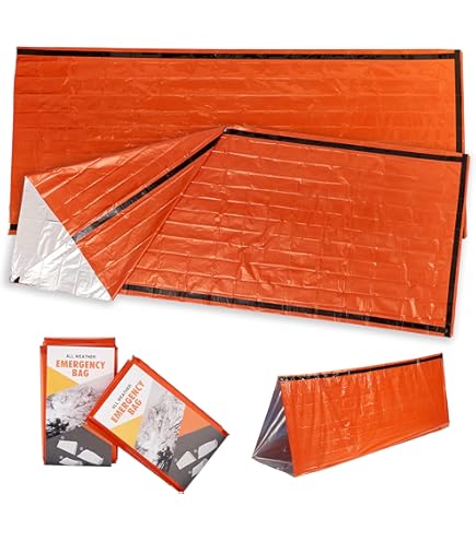 10 Peças De Cobertor De Folha De Emergência, Cobertores De Mylar Térmicos De Sobrevivência - Foto 6