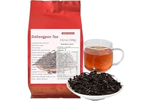 MIHUNTANG Da Hong Pao 100g Roasted Oolong Loose Leaf - Fujian Wuyi Rock Oolong Dahongpao Big Red Robe - High Mountain Wu Long Tea