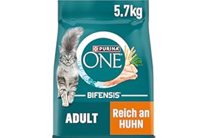 PURINA ONE BIFENSIS Adult Katzenfutter trocken, reich an Huhn, 1er Pack (1 x 5,7kg)