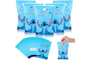 LIVESTN 50 Piezas Bolsas de Regalo, Bolsas Chuches Cumpleaños Bolsitas para Regalos Bolsas Regalo Cumpleaños Bolsas de Golosinas,Para Regalos de Cumpleaños para Niños