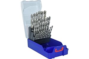 Tivoly 11452070017 Coffret T-Box de 25 Forets Métaux HSS Ø1 à 13mm par 0,5mm