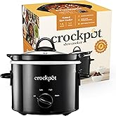 Crock-Pot Slow Cooker | Removable Easy-Clean Ceramic Bowl | 1.8 L Small Slow Cooker (Serves 1-2 People) | Energy Efficient | 