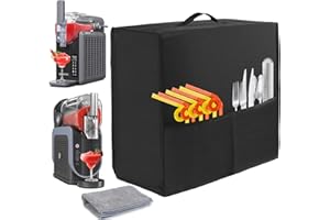 TOHADRILL Slushi Maschine Abdeckung für Ninja SLUSHi FS301EU, KLAMER Slush Maschine, Staubschutzhülle Wasser, Staubgeschützt, mit Wildledertuch(48×43×20cm)