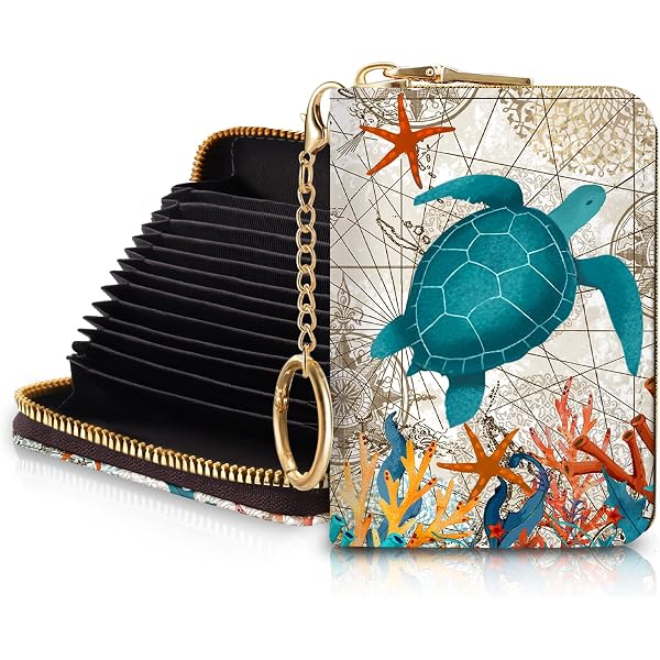 APHISON Small RFID Blocking Wallet For Women - Zipper Purse, Credit Card Holder, ID Window, Slim Design