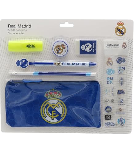 Real Madrid Notizbuch 24/25 – Hardcover, 80 Blatt Kariert, 21.5x31 Cm, Offiziell Lizenziert